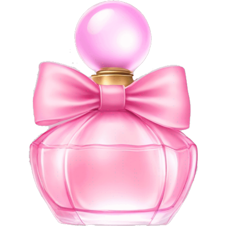 Fairy light pink perfume in bow emoji