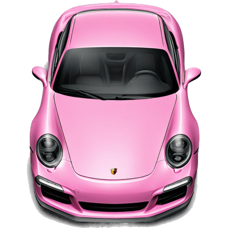 New Porsche 911 pink from front emoji