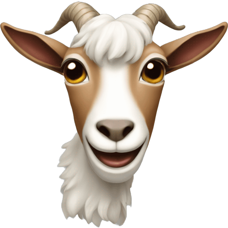 A strawen goat emoji