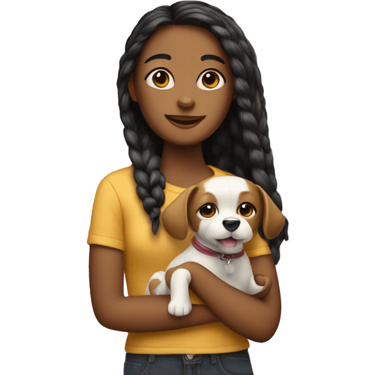 doll with a dog emoji