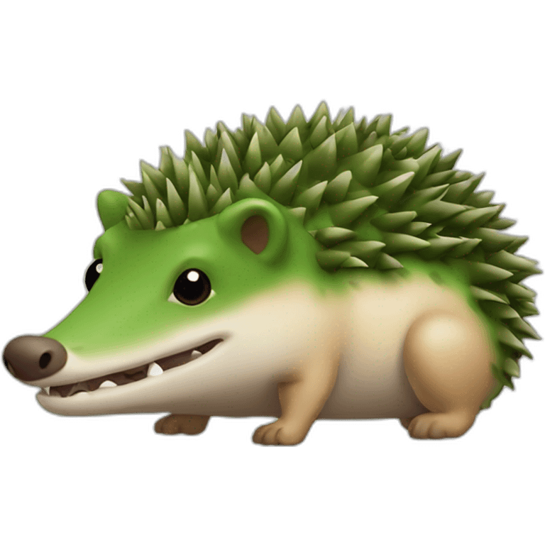 Crocodile Hedgehog emoji