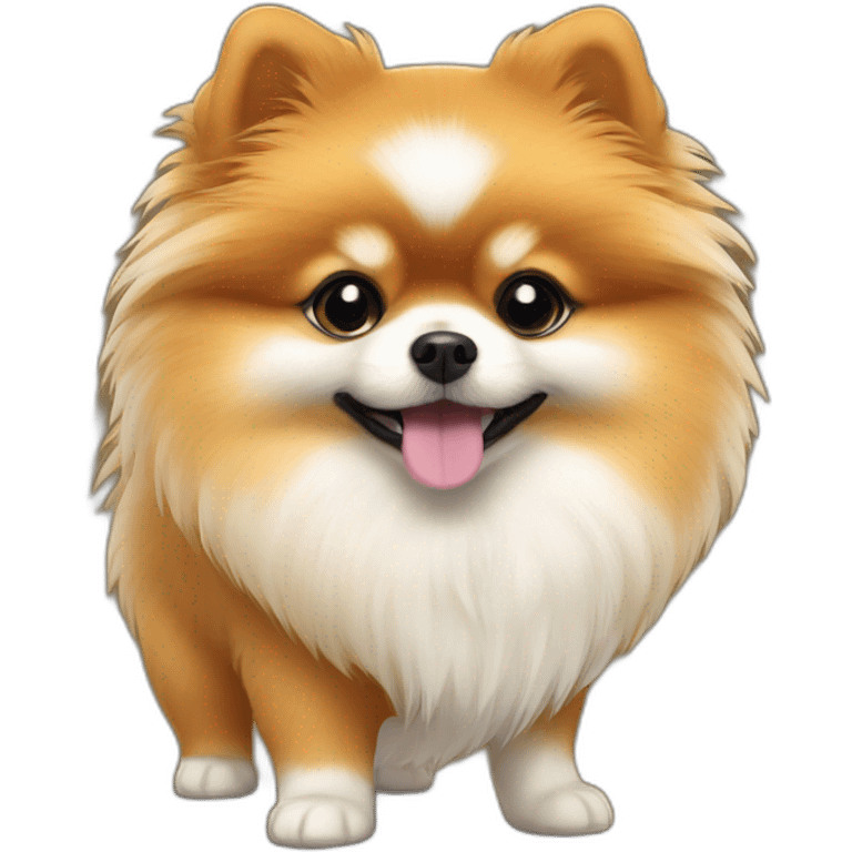 cute-hairy-dwarf-pomeranian emoji