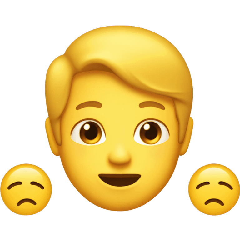 Emoji yellow rounded face in love drowlinh emoji