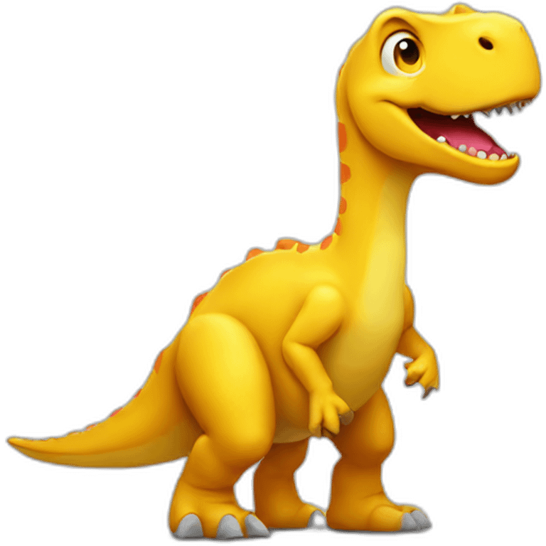 big yellow dinosaur emoji