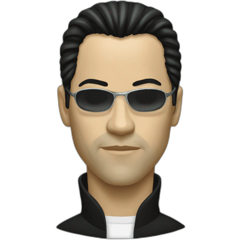 neo from the matrix emoji