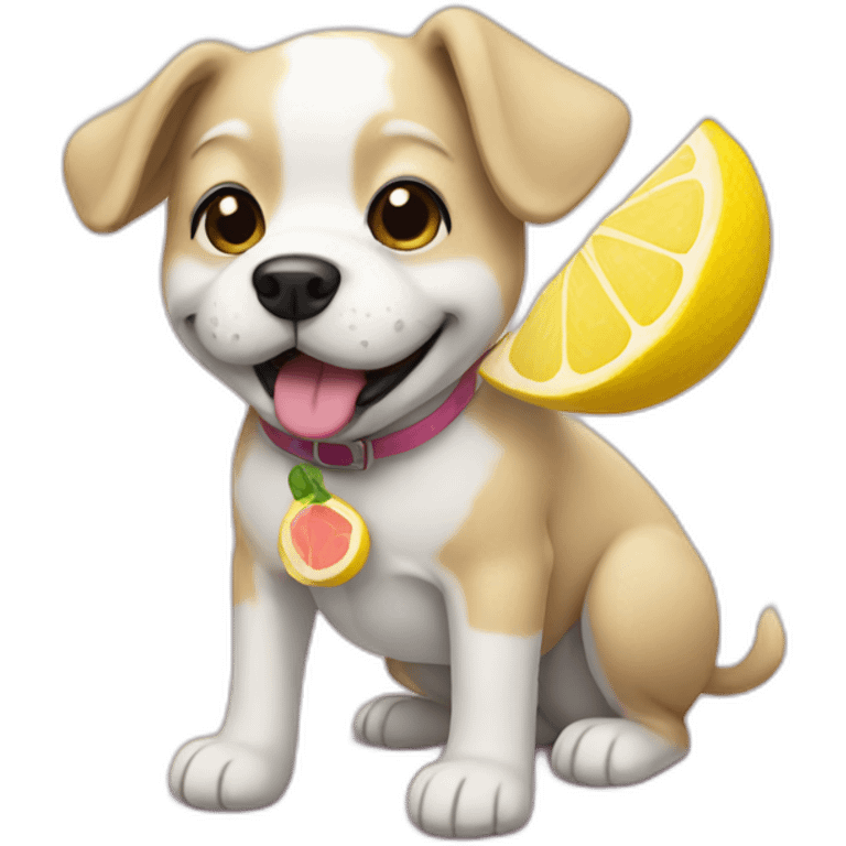 lemonade dog emoji