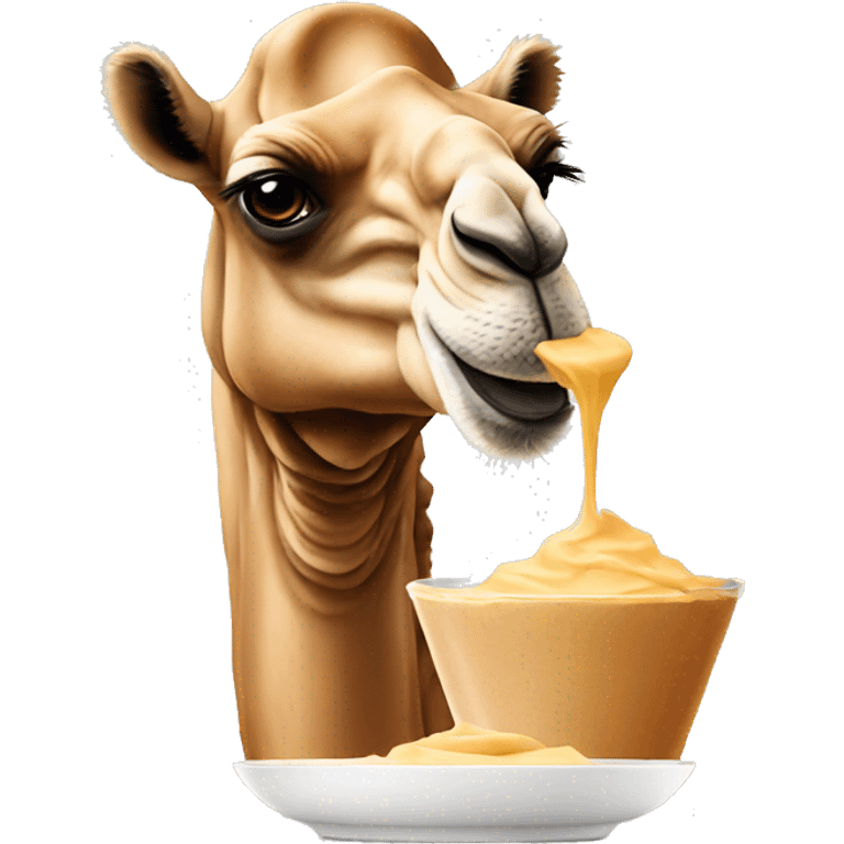 camel eating hummus emoji