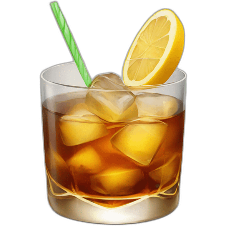 whiskey cocktail emoji