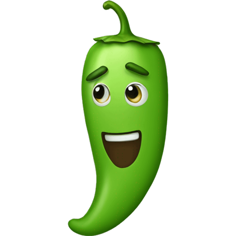 green chili emoji