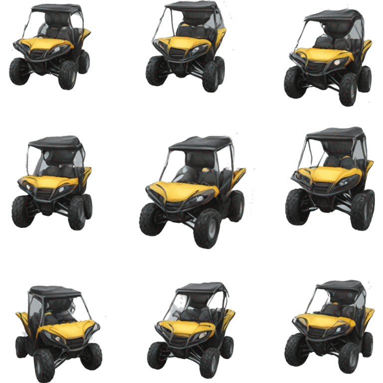 Realistic outdoor atv buggy emoji