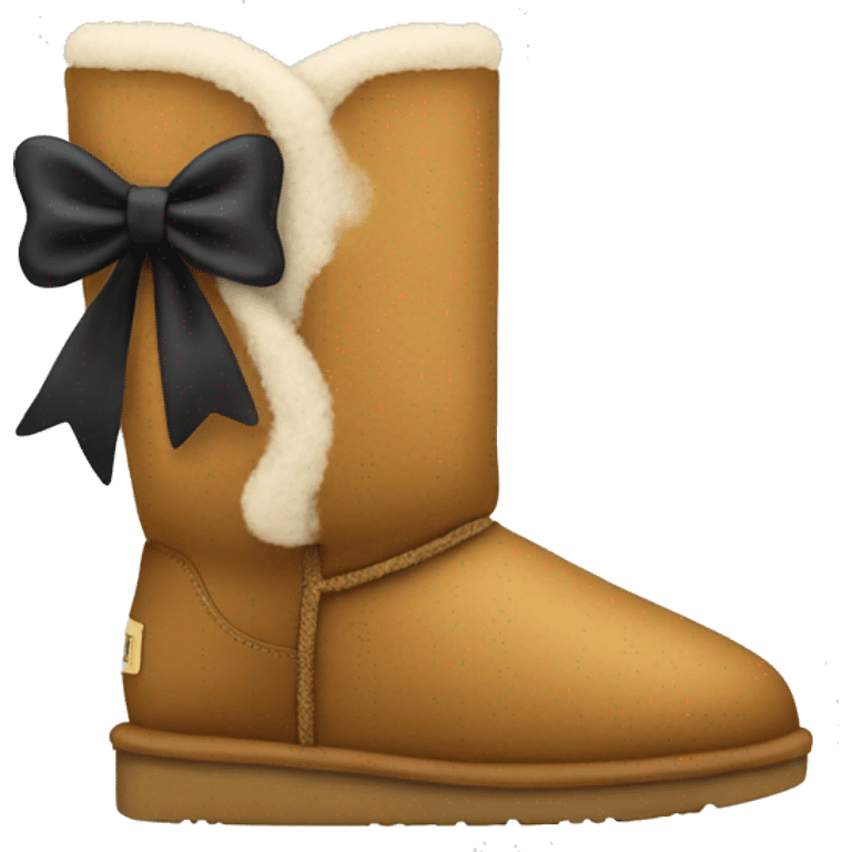 uggs with bow emoji