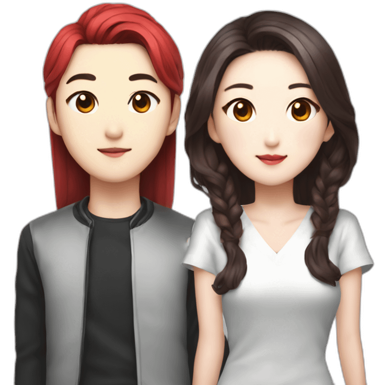 Joo jaekyung and kim dan jinx emoji