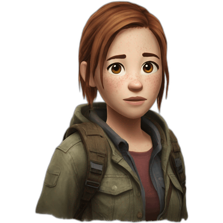 Ellie the last of us en super nana emoji