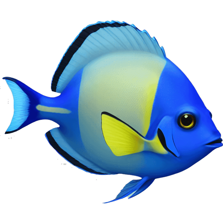 Blue tang emoji