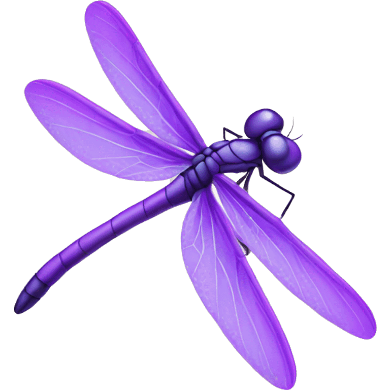 Purple dragonflies  emoji