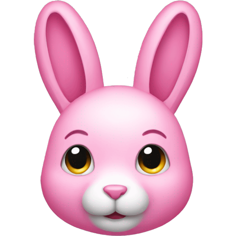 Pink rabbit  emoji