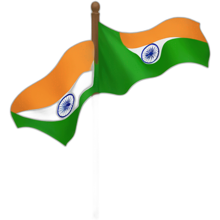 Replace the flag with indian flag emoji