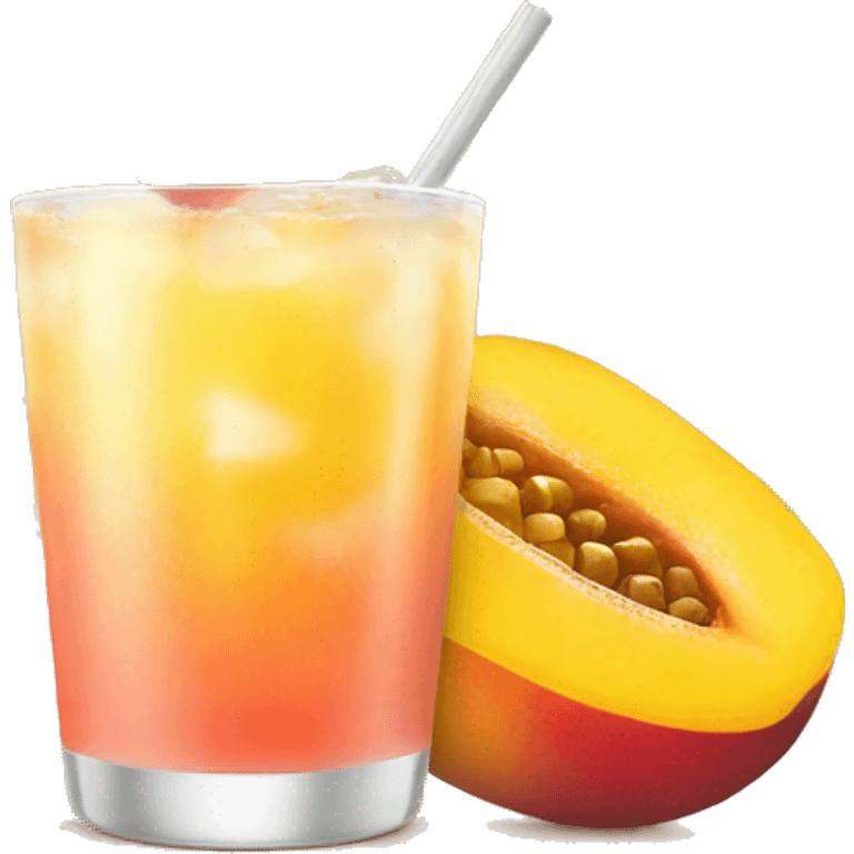 mango sunrise drink emoji