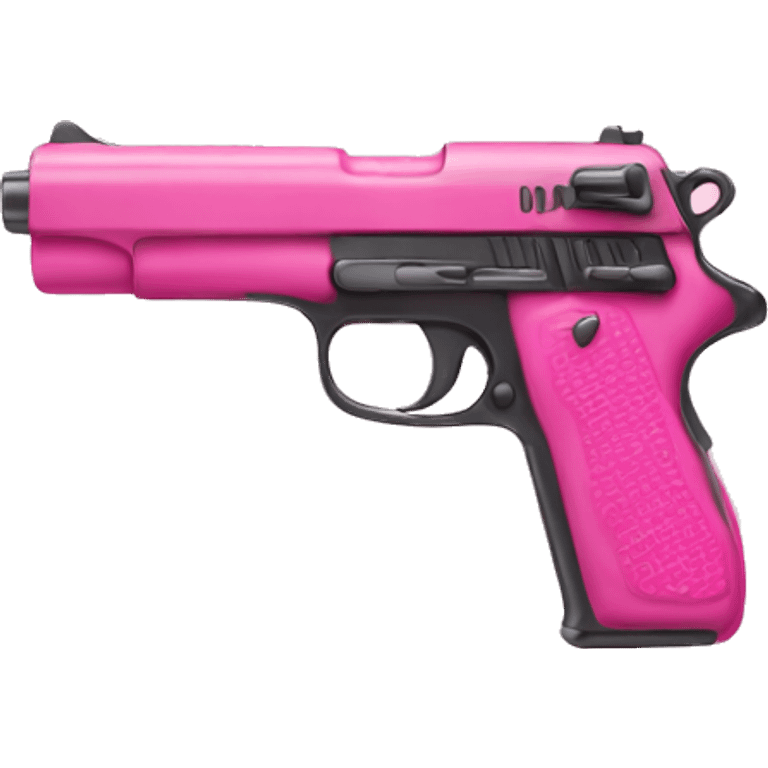 Pink gun  emoji