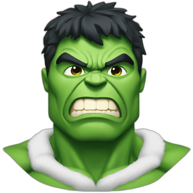 Hulk Christmas emoji