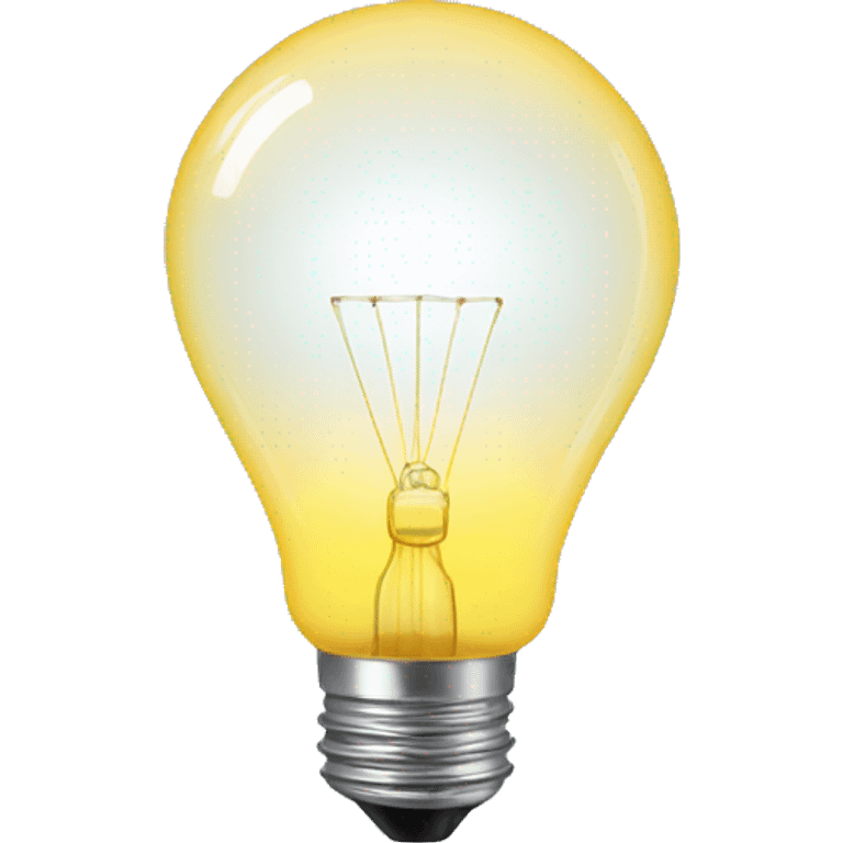 light bulb on emoji