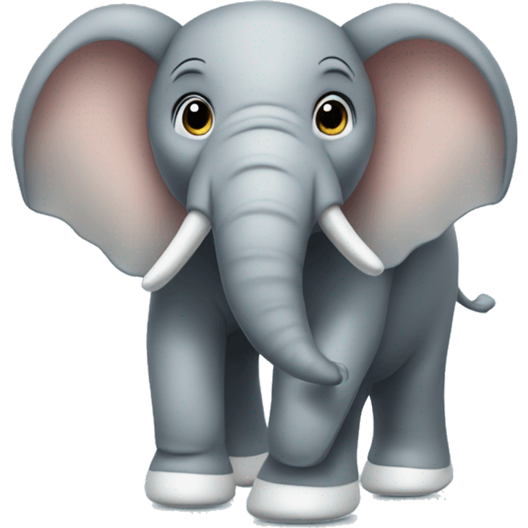 Éléphant with socks emoji