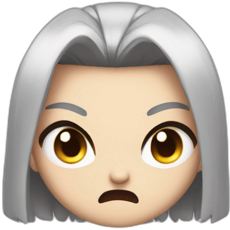 anime cuty angry emoji