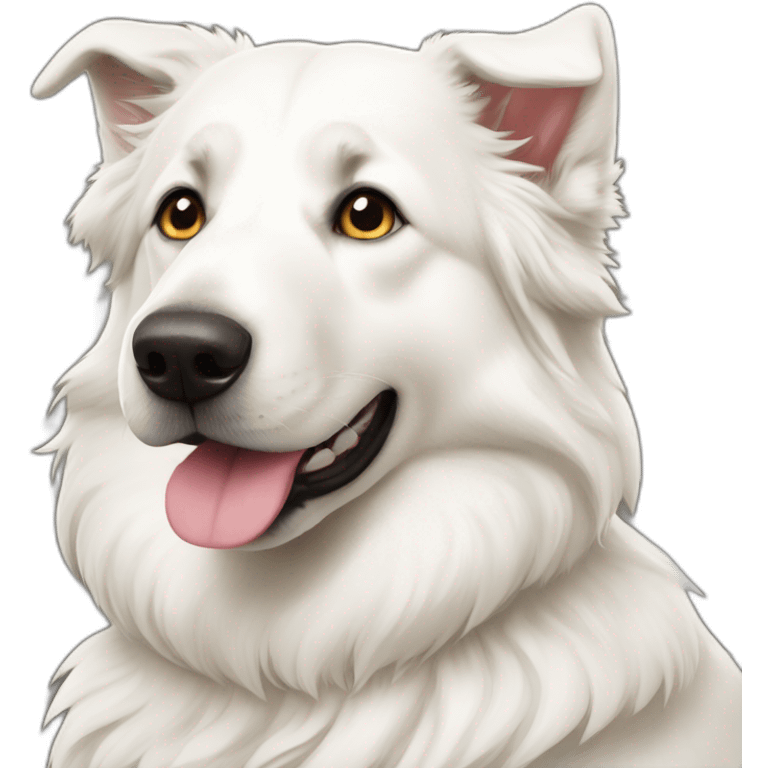 white-swiss-shepherd-dog emoji