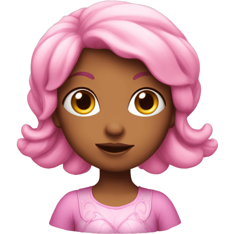 pink girl fairy emoji