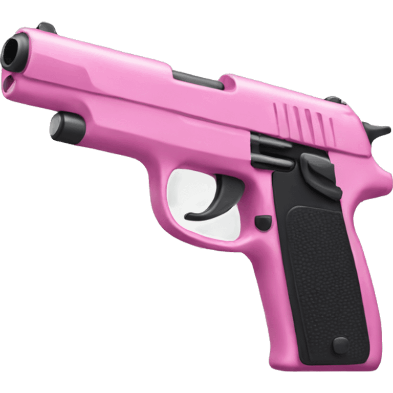 Pink gun emoji