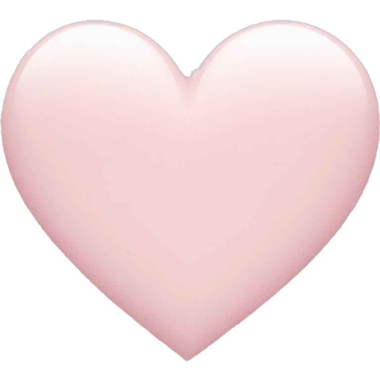 pale pink heart emoji