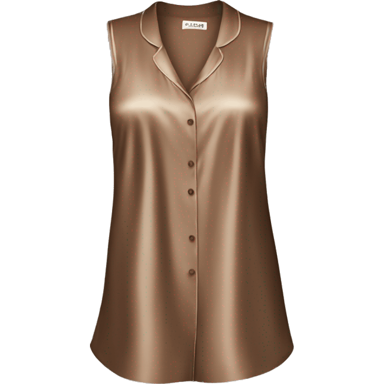 Brown silk sleepwear emoji