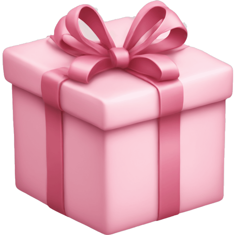 Light Pink Christmas gift emoji