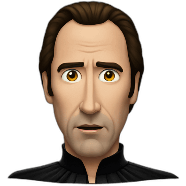 Nick cage as darth vadar emoji