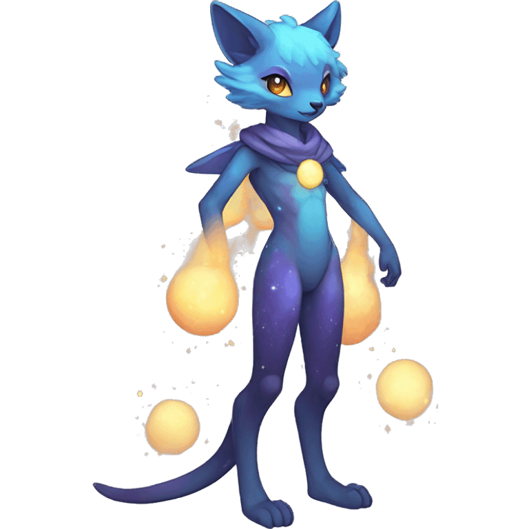 Anthro Sona-Fakemon Nebula Full Body emoji