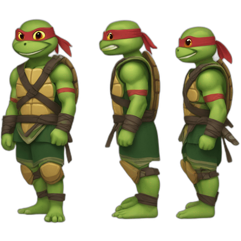 Mexican ninja turtle emoji