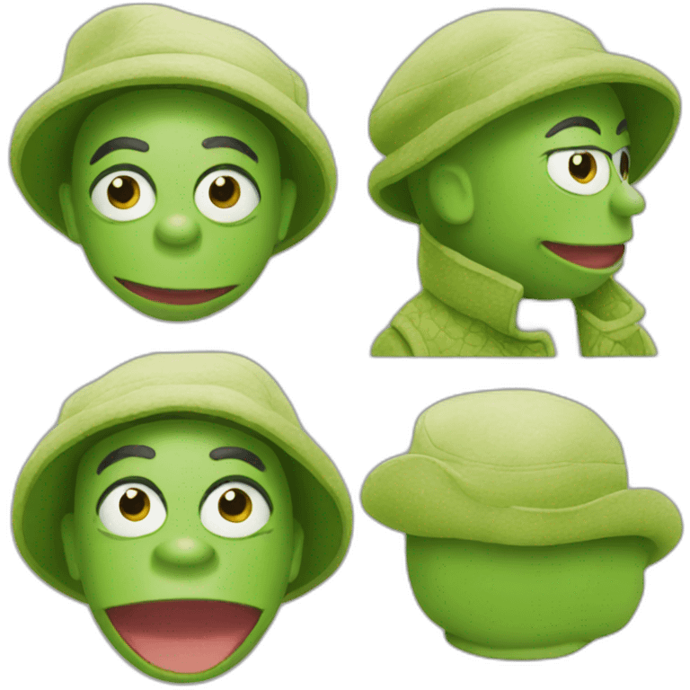 kermit fashion emoji