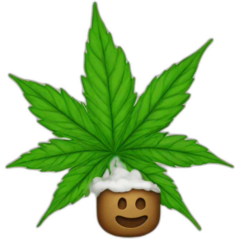 smoking weed emoji