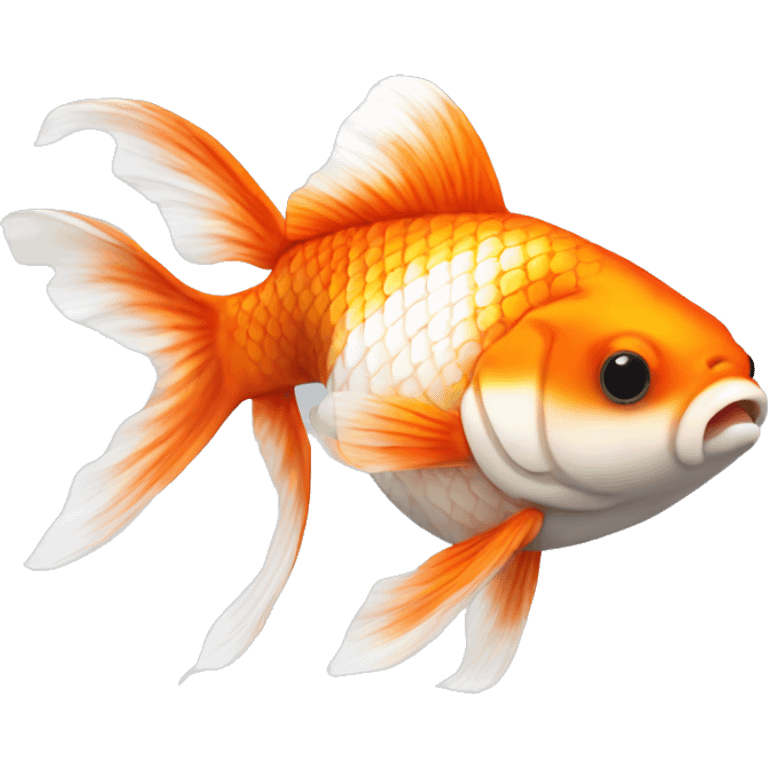 Koi colored goldfish  emoji