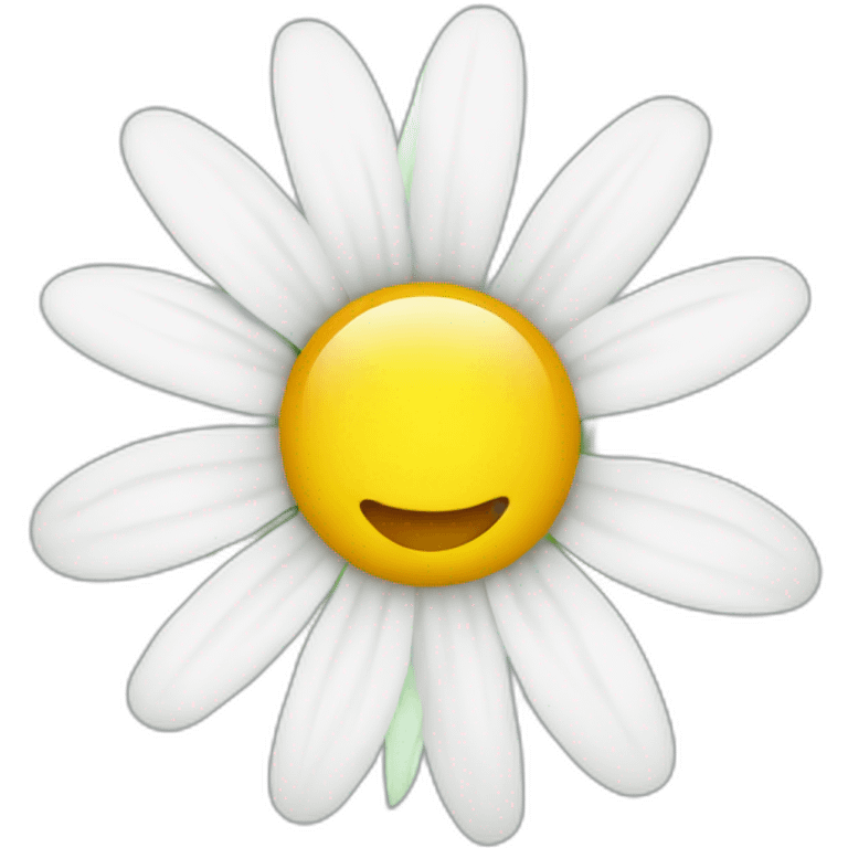 Daisy flower emoji