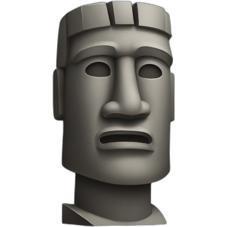 statue moai emoji