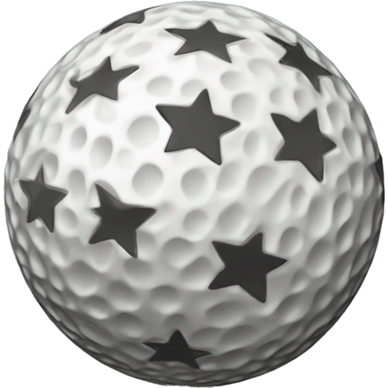 golfball in the star emoji