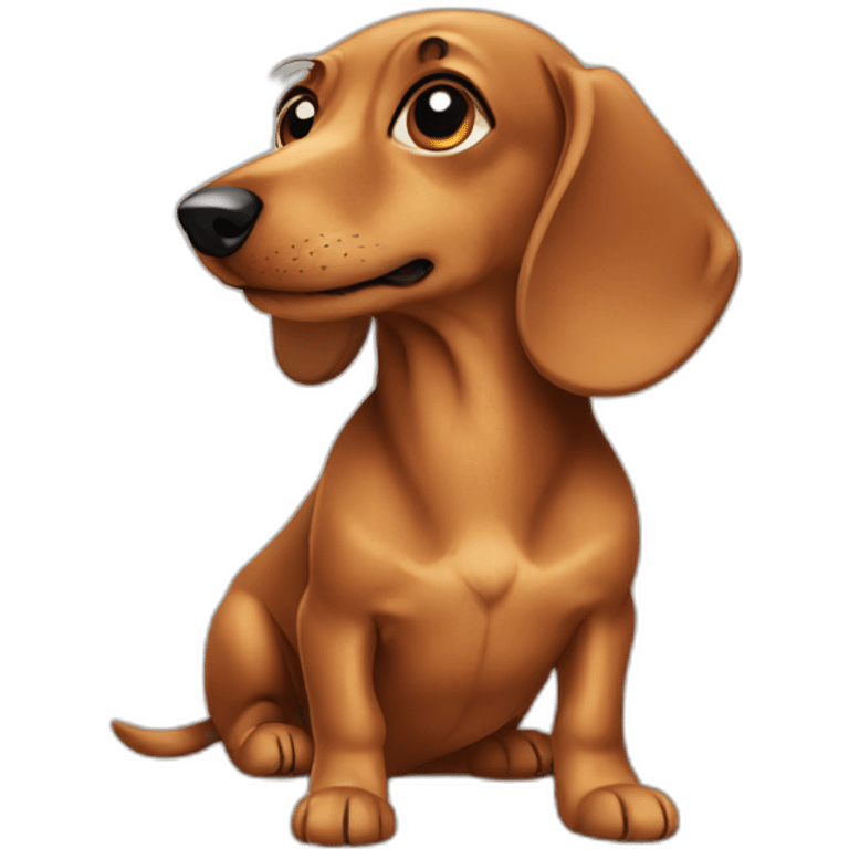 Dashund emoji