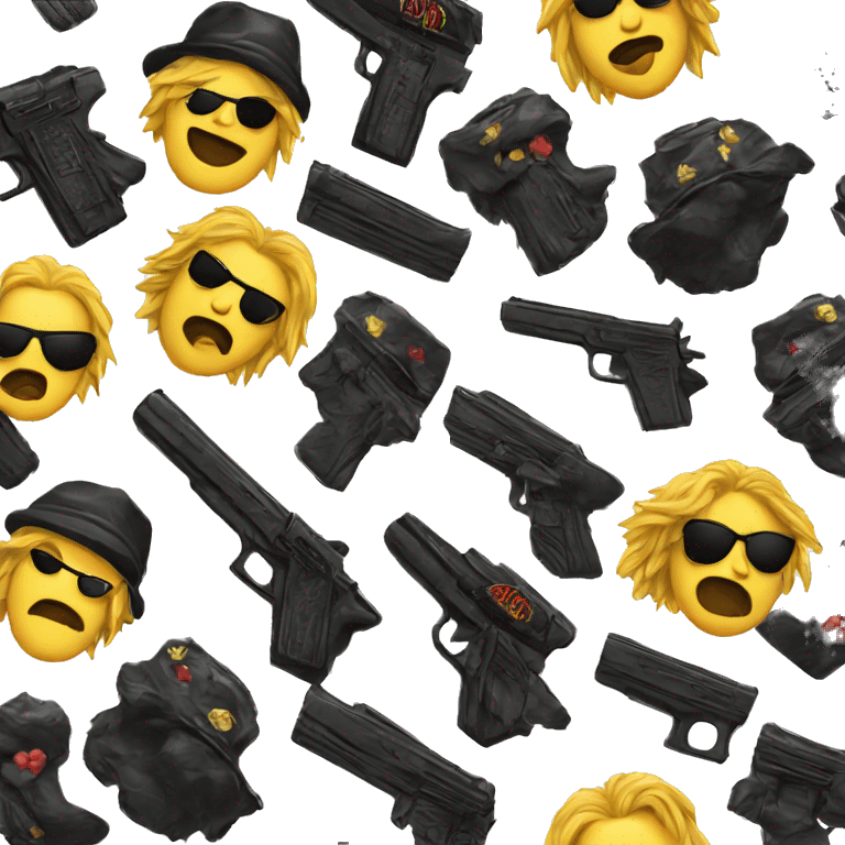 Guns n roses emoji black emoji