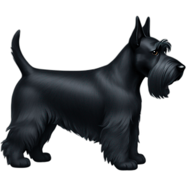 dog scottish terrier full body emoji