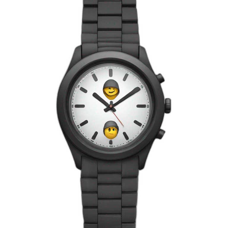 Checking time on watch  emoji