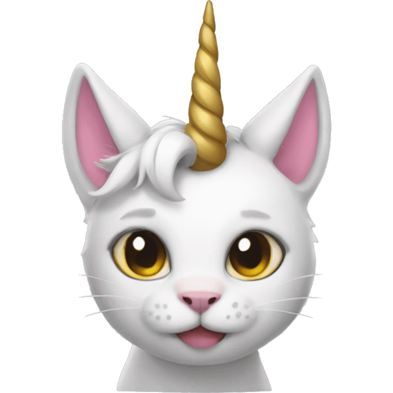 Unicorn cat emoji