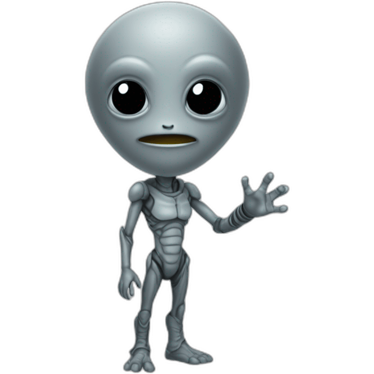 alien gris qui fais le signe de jul emoji