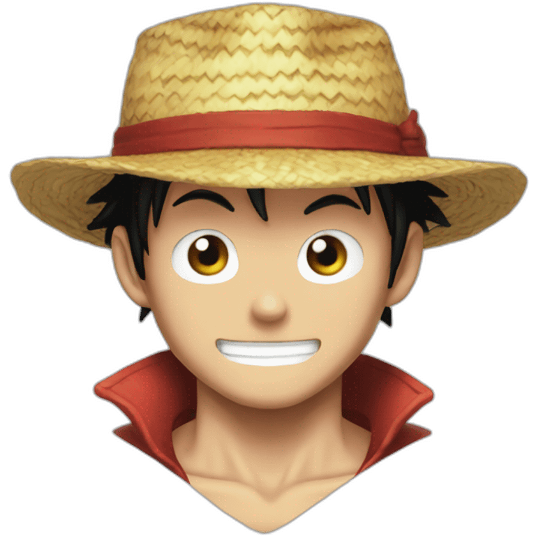 Luffy angey emoji