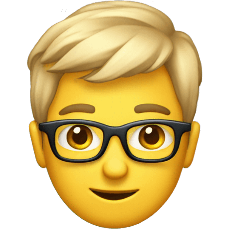 Cool Studying emoji for a future Full-Stack Developer with ADHD (i want this elements to be somehow, creatively reflected in the emoji, which can be structured by multiple components) emoji